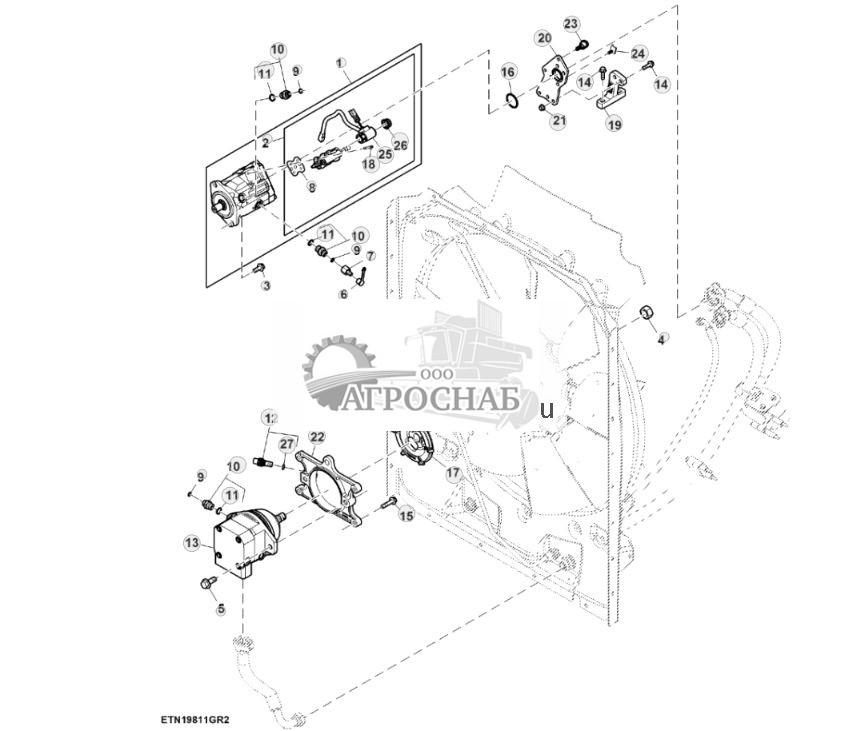 Привод вентилятора, двигатель объемом 15,0 L - ST777452 183.jpg